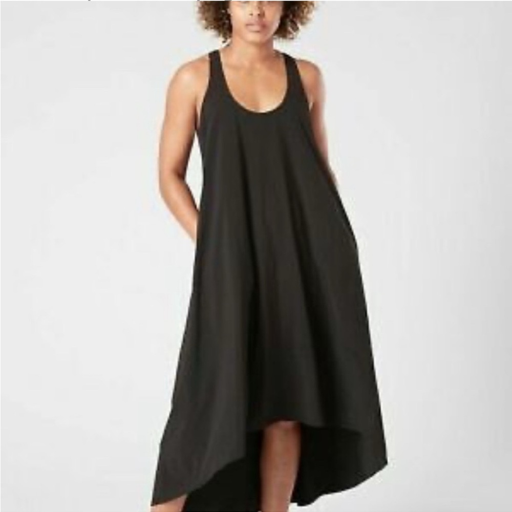 Athleta Black Midi Dress